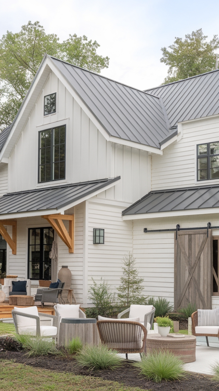 Serene Farmhouse Retreat with Rustic Details and Modern Touches
