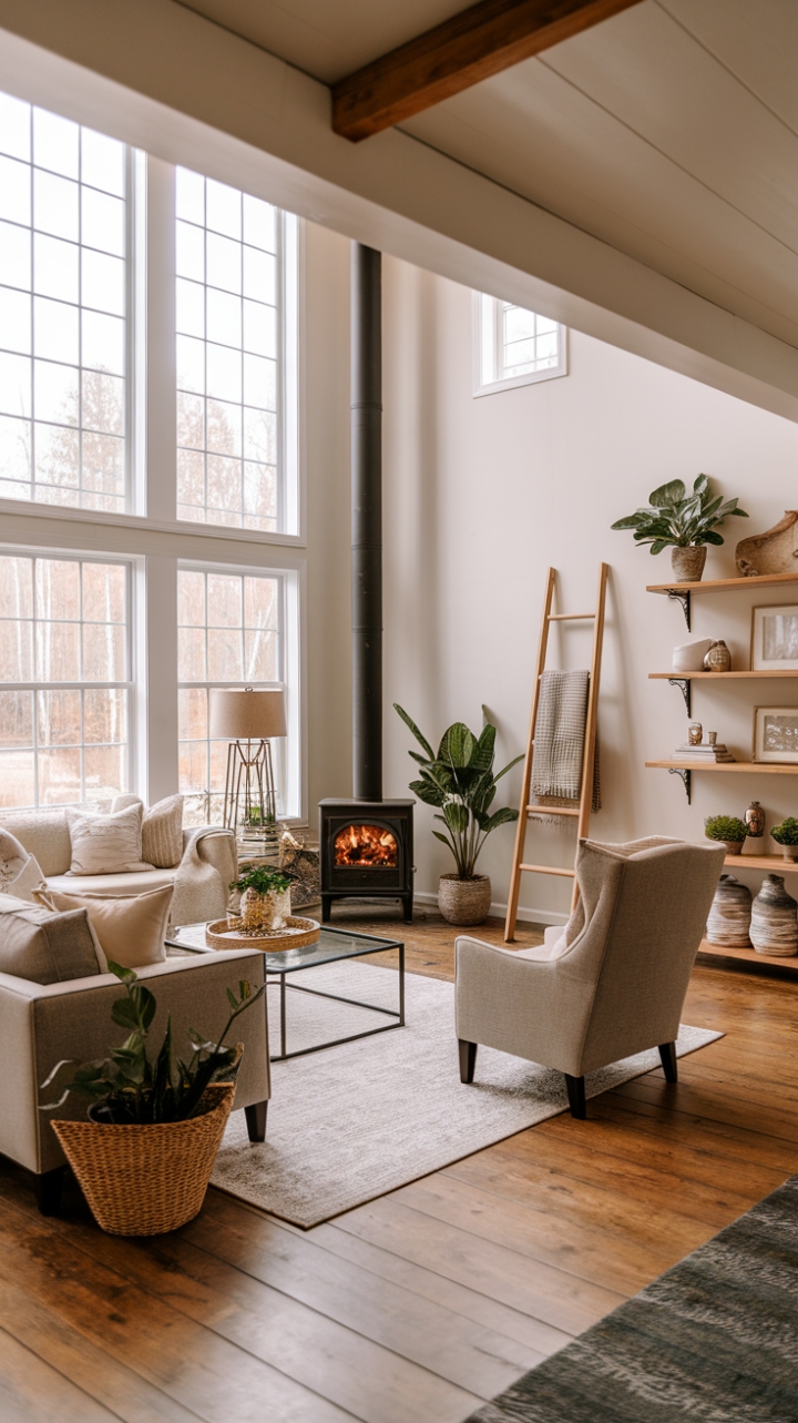 Serene Modern Farmhouse Living Room
