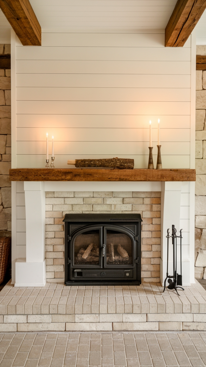 Modern Rustic Fireplace Retreat
