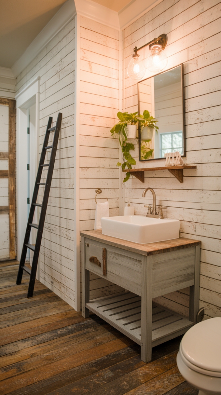 Rustic Elegance: Embracing Warmth in Bathroom Design