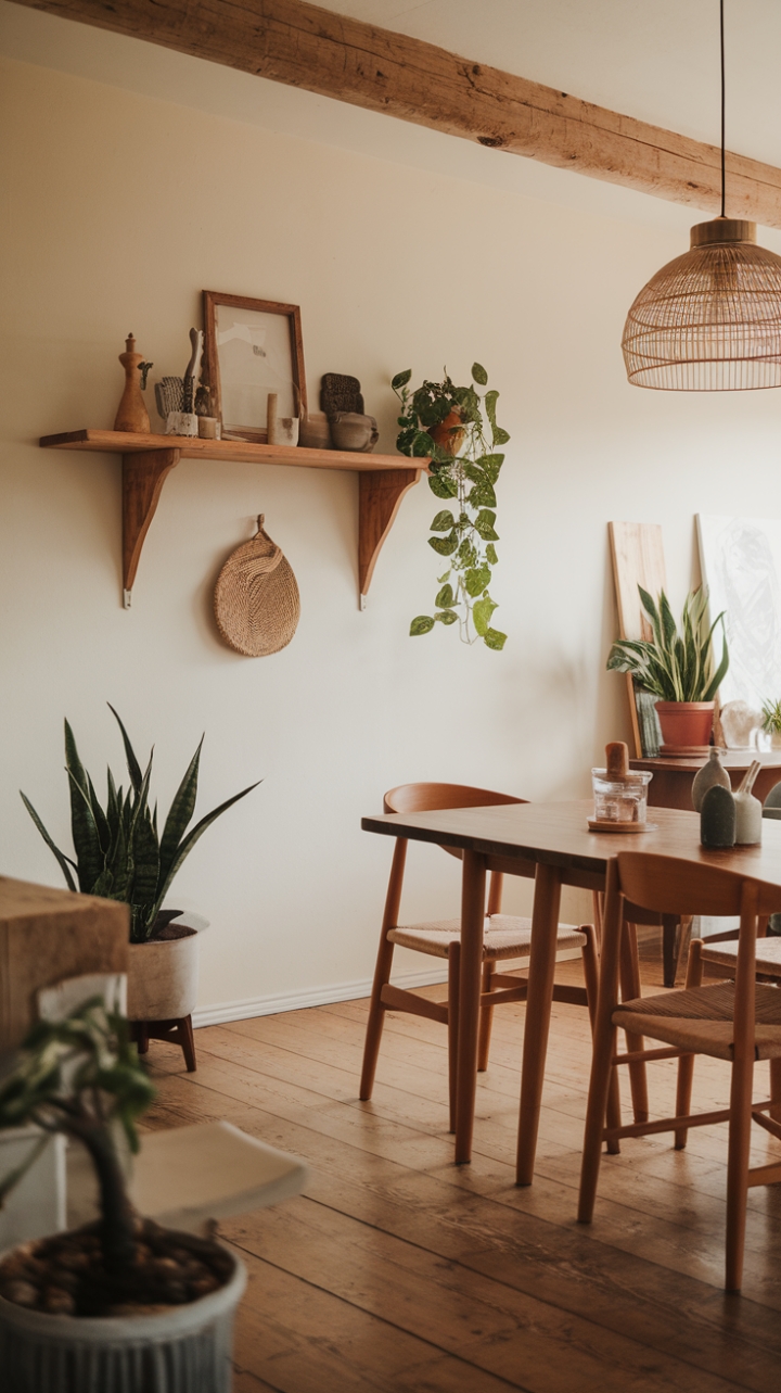 Rustic Meets Modern: A Scandinavian Farmhouse Dining Space