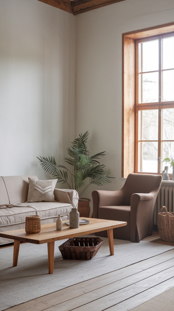 Scandinavian Farmhouse Cozy Corner
