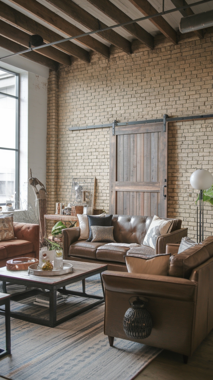 20 Ways to Get That Perfect Industrial Farmhouse Living Room Vibe