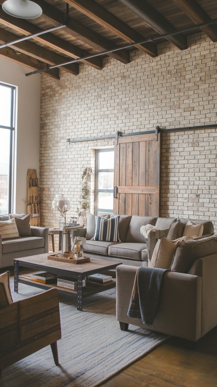 Rustic Industrial Charm Meets Modern Farmhouse Style