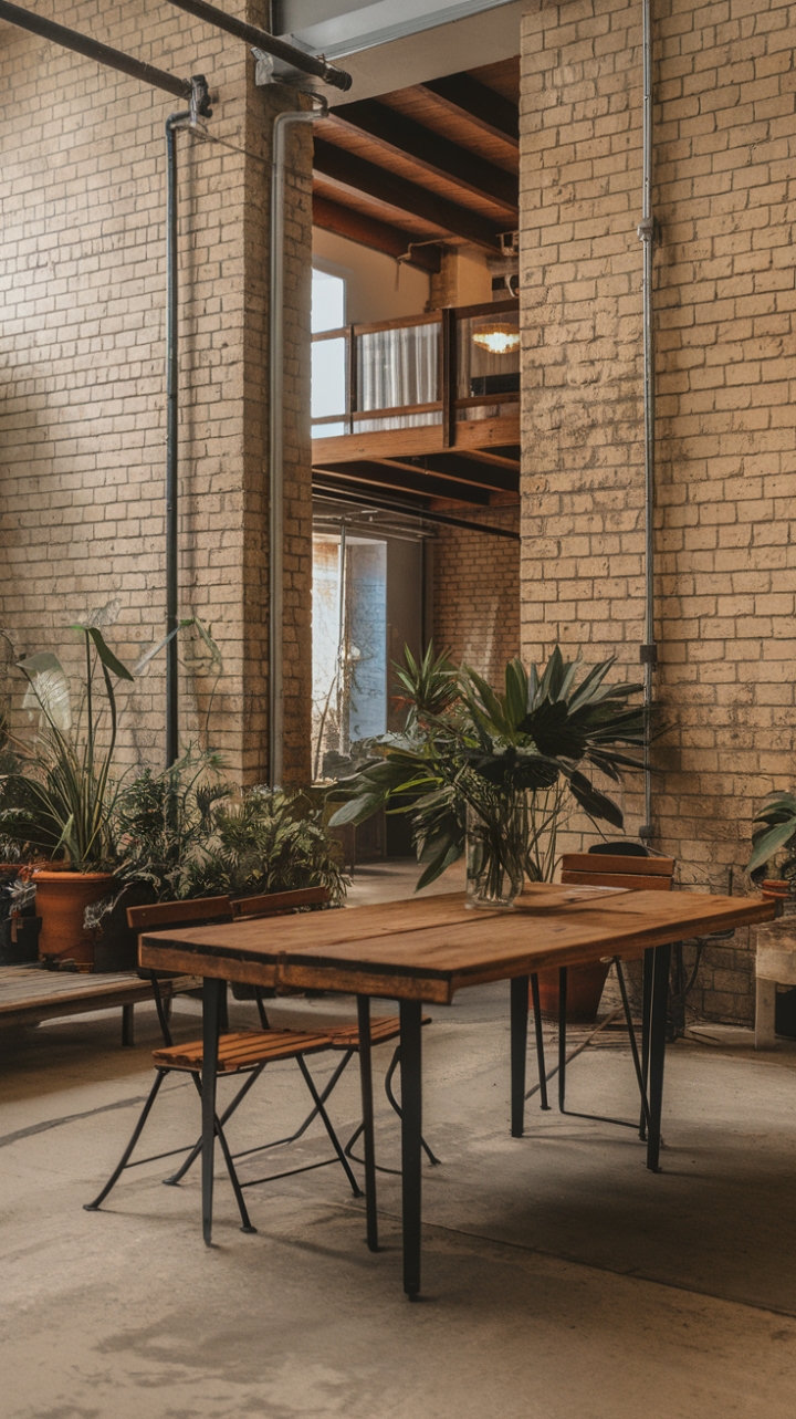 Industrial Elegance with Natural Warmth