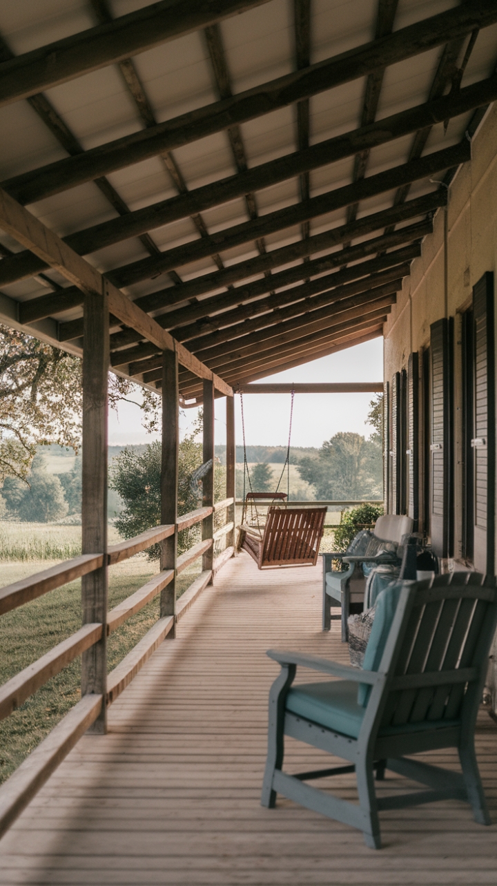 Serene Country Living on a Cozy Wraparound Porch
