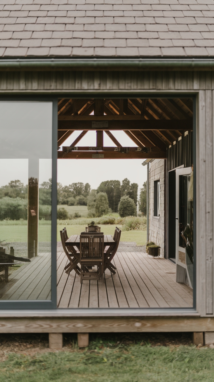 Tranquil Living: Embracing Nature in a Modern Farmhouse Patio