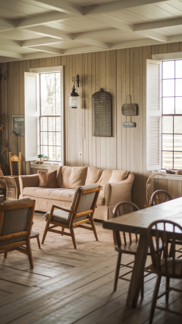 Embracing Nature: Warmth and Comfort in a Rustic Retreat