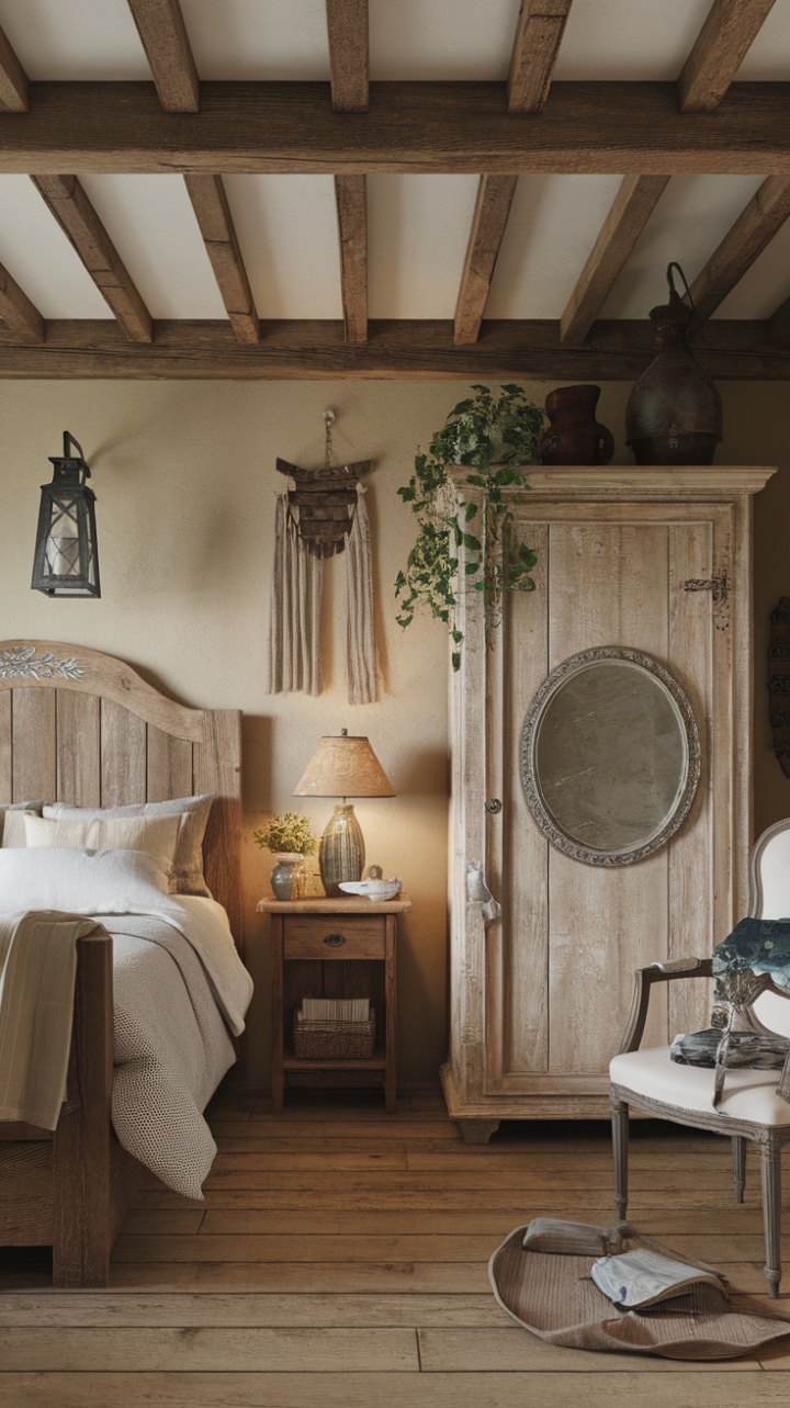 Rustic Elegance: A Countryside Bedroom Retreat