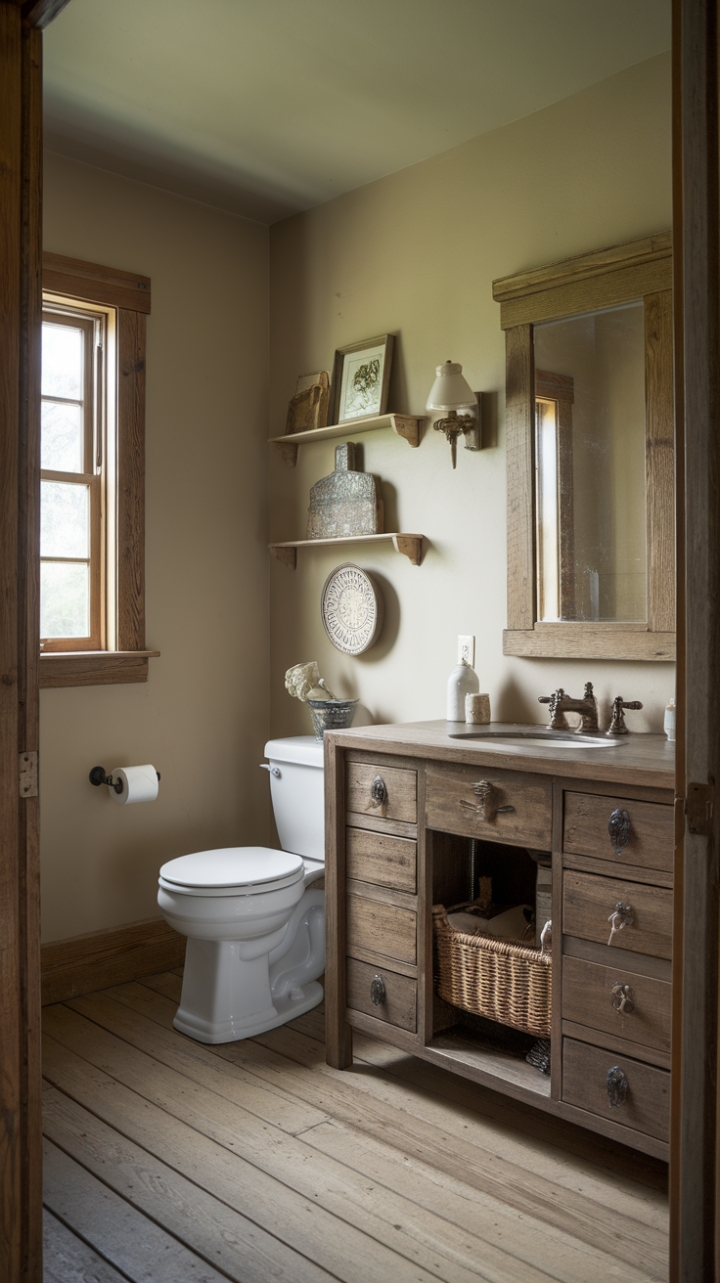 20 Farmhouse Powder Rooms So Chic, You’ll Want to Move In
