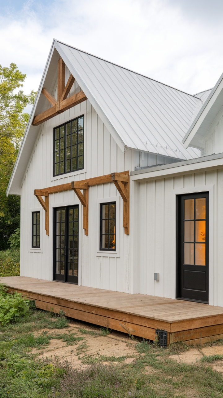 Modern Farmhouse Charm with Black Accents