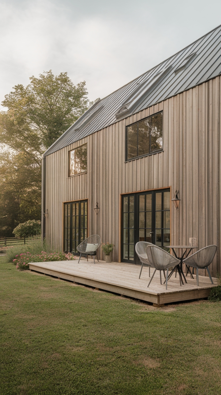 Rustic Elegance: A Modern Farmhouse Blending Nature and Sophistication