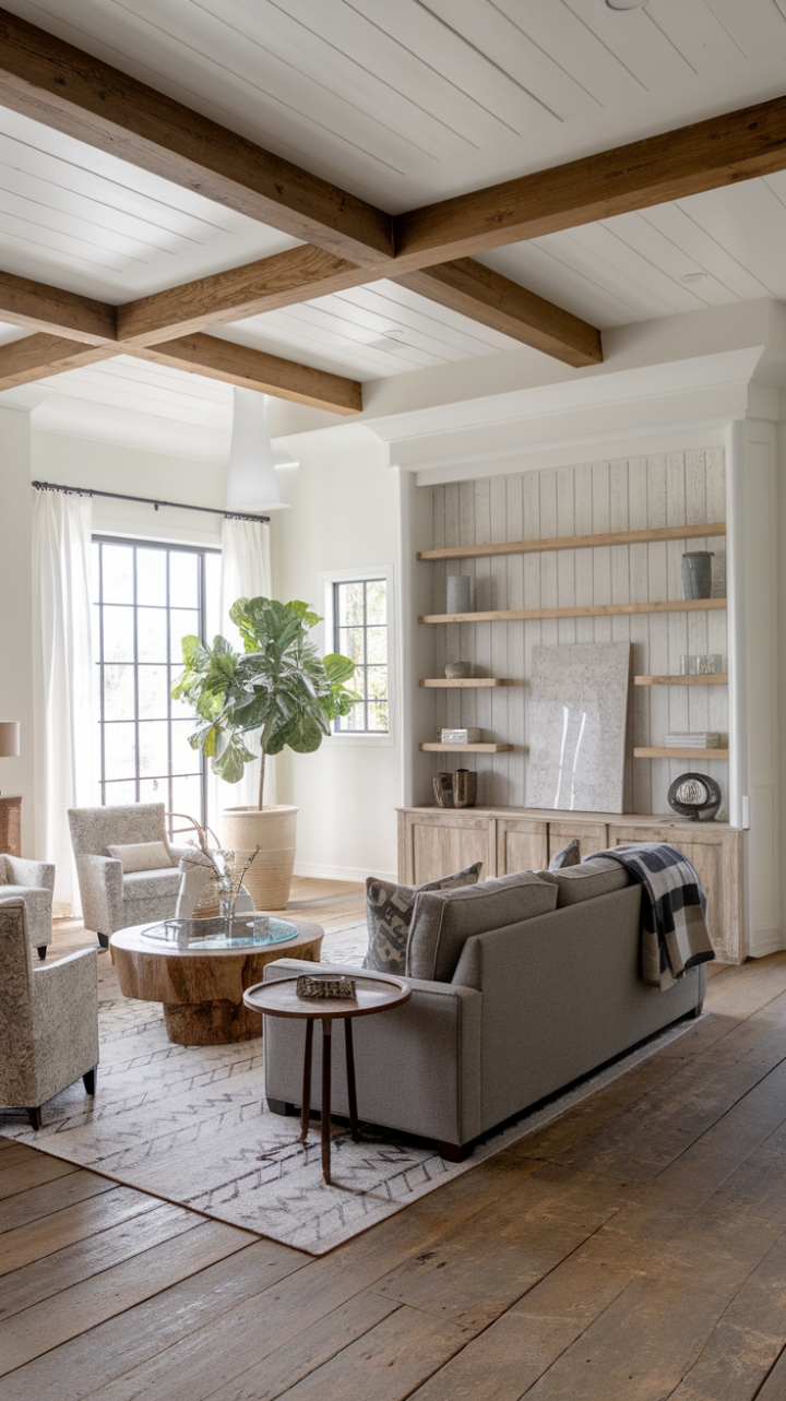 Farmhouse Charm: A Cozy, Textured Retreat