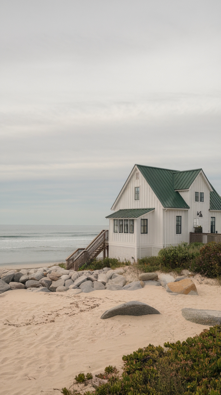 Coastal Charm: A Modern Farmhouse of Rustic Elegance