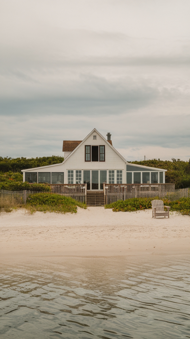 Coastal Charm Meets Rustic Warmth in a Beachside Farmhouse