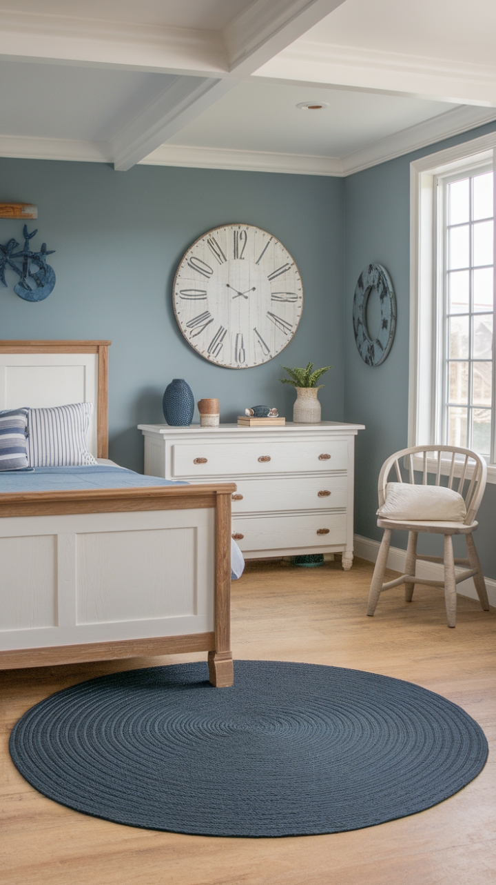 Coastal Calm: A Modern Farmhouse Bedroom Retreat