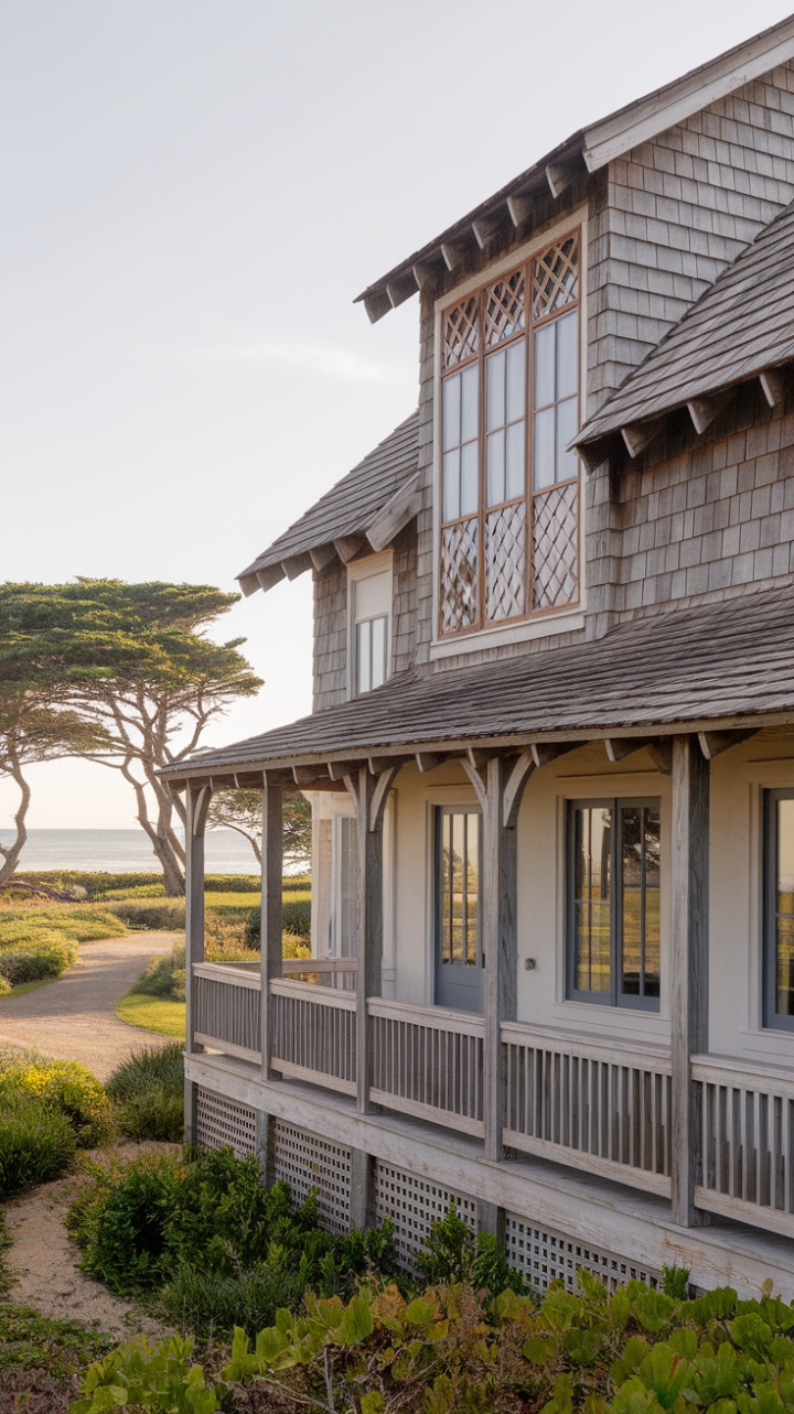 Seaside Charm: A Rustic Coastal Farmhouse Retreat