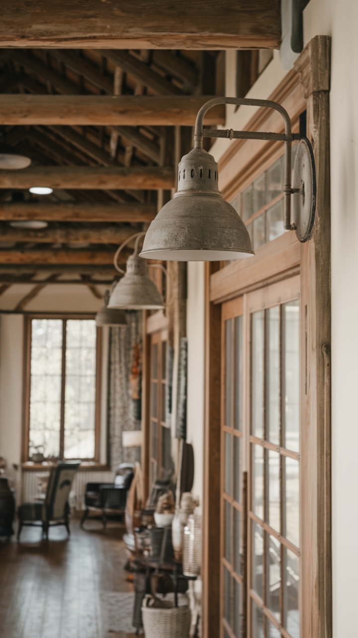 Rustic Elegance: Warm Wood and Vintage Accents