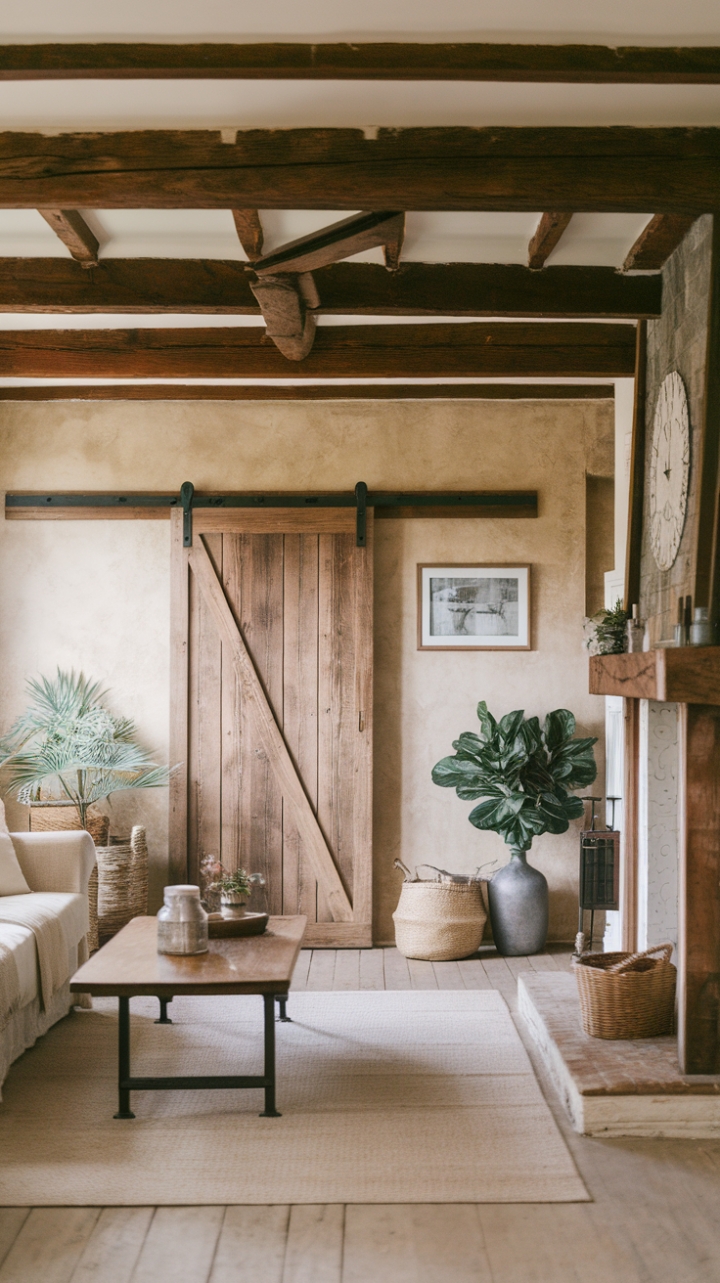 Charming Country Flat Blends Rustic Charm with Modern Comfort