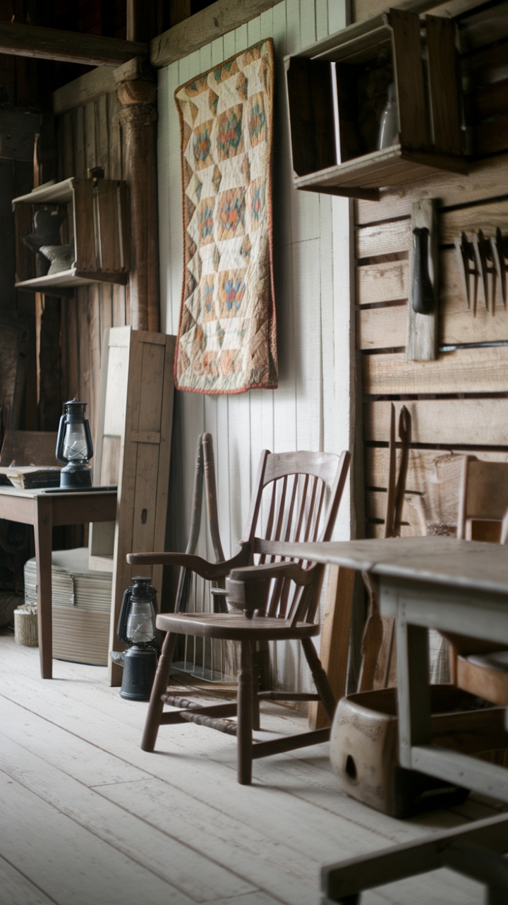 Timeless Elegance in a Rustic Farm Scene