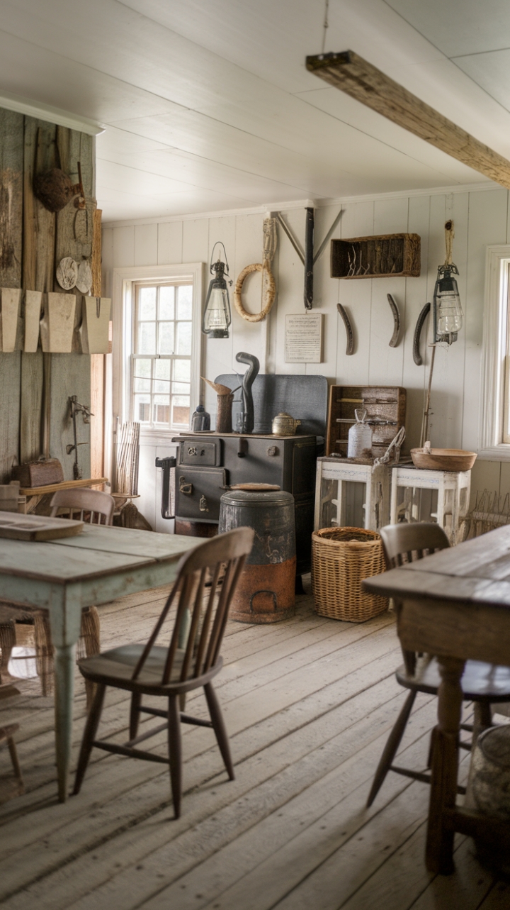 Rustic Elegance in a Historic Farmhouse Retreat