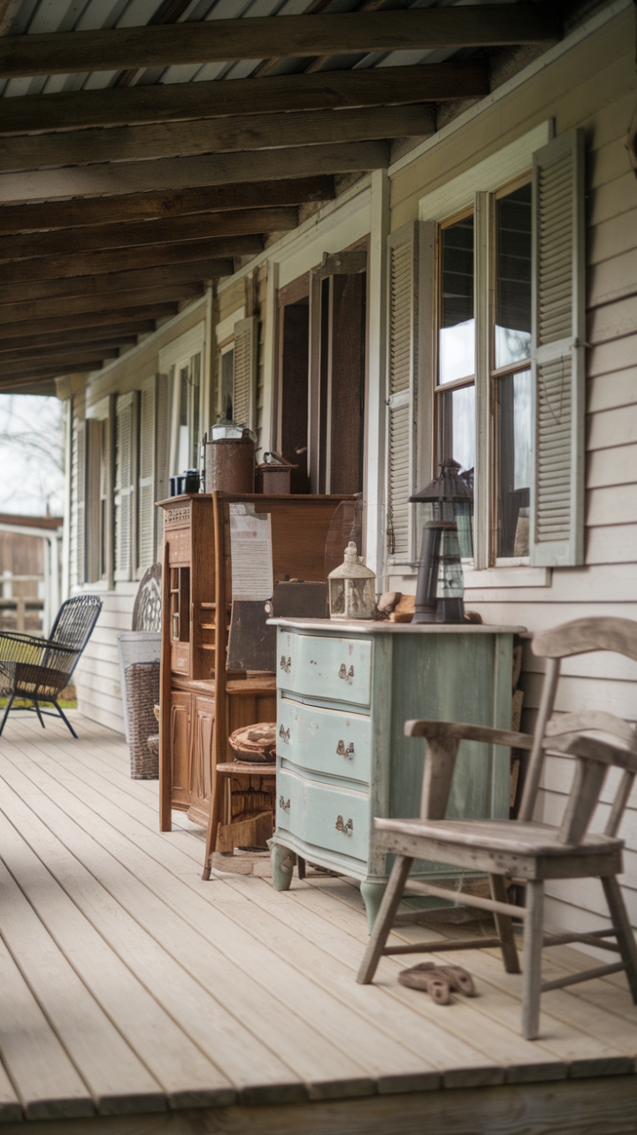 Porch Nostalgia: Embracing Rustic Charm