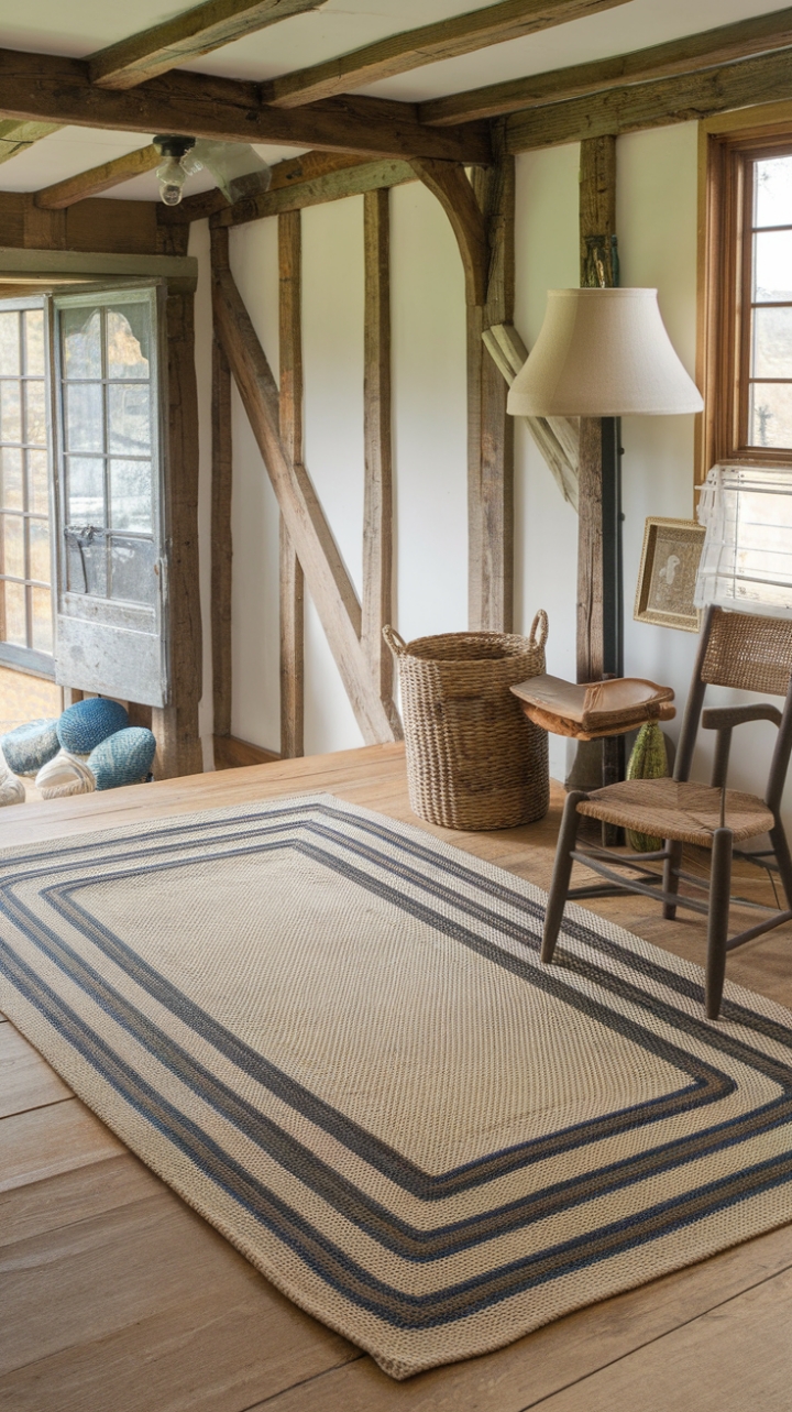 Rustic Charm: Enhancing a Cottage with Natural Textures and Vintage Accents