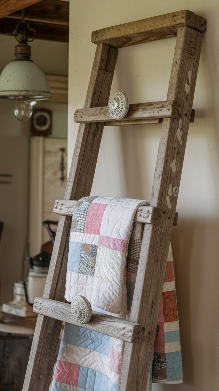 Charming Country Accent with Textile Display