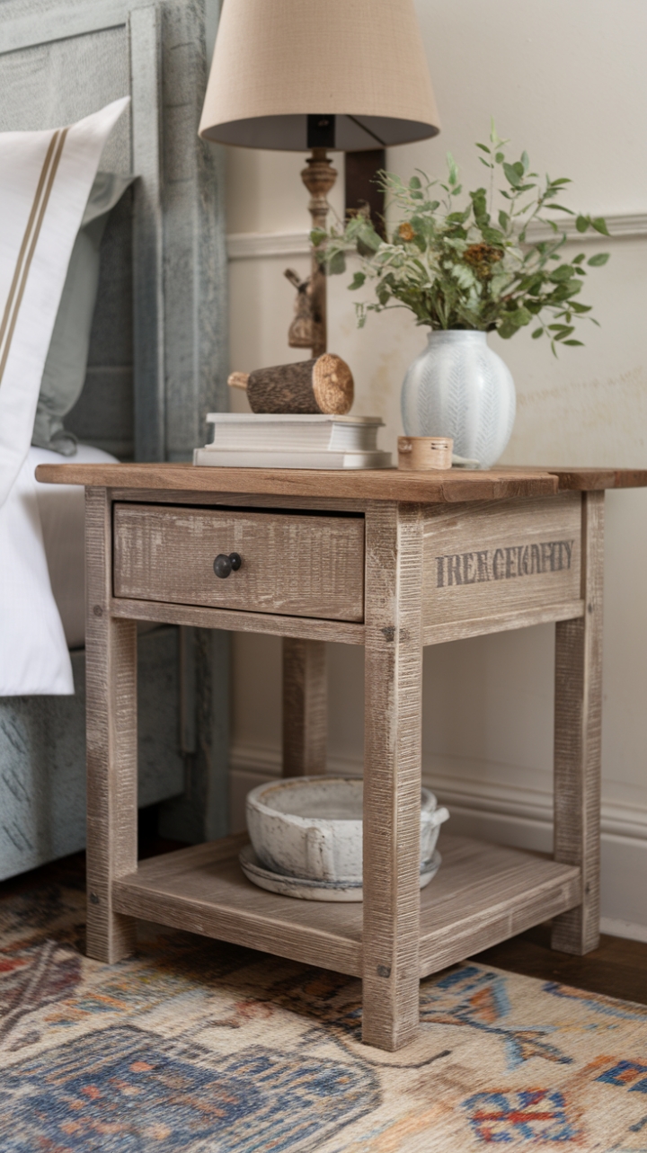 Rustic Charm: The Perfect Bedside Companion