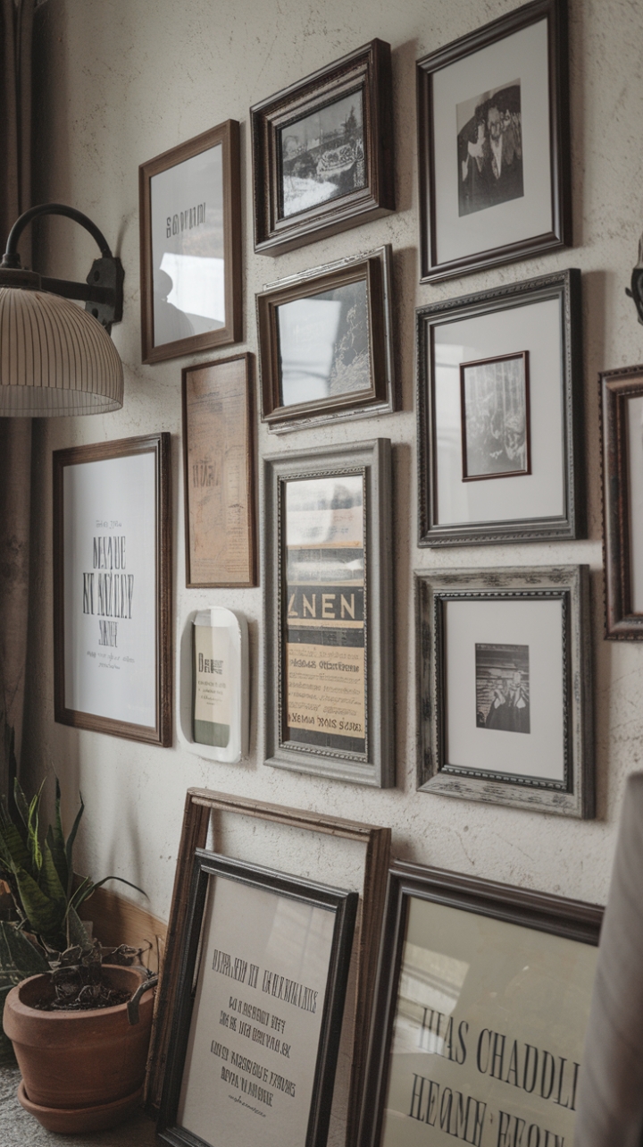 Effortless Elegance: Layered Frames in a Modern Farmhouse