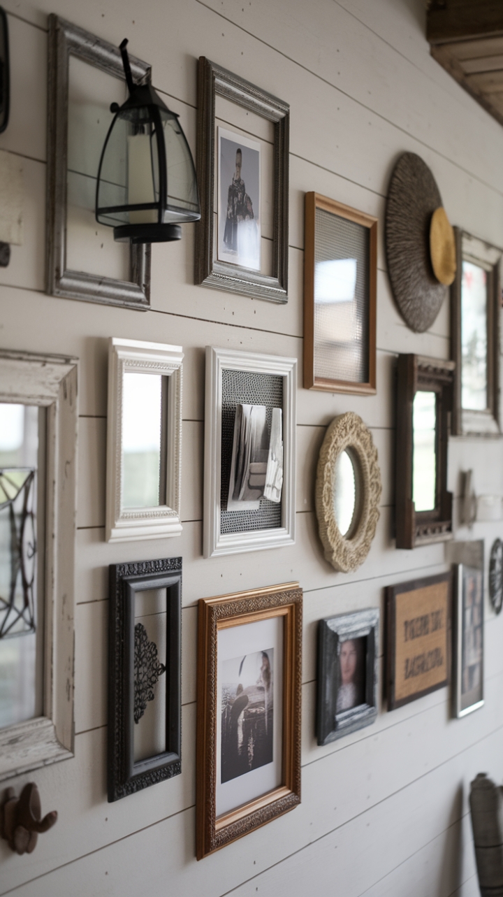 Rustic Gallery Wall Adds Character to Modern Farmhouse