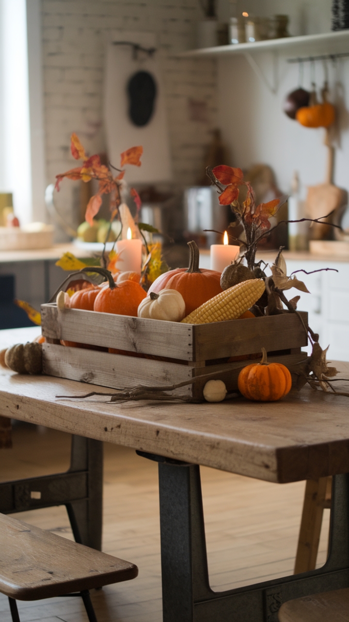 Cozy Fall Dining with Rustic Charm