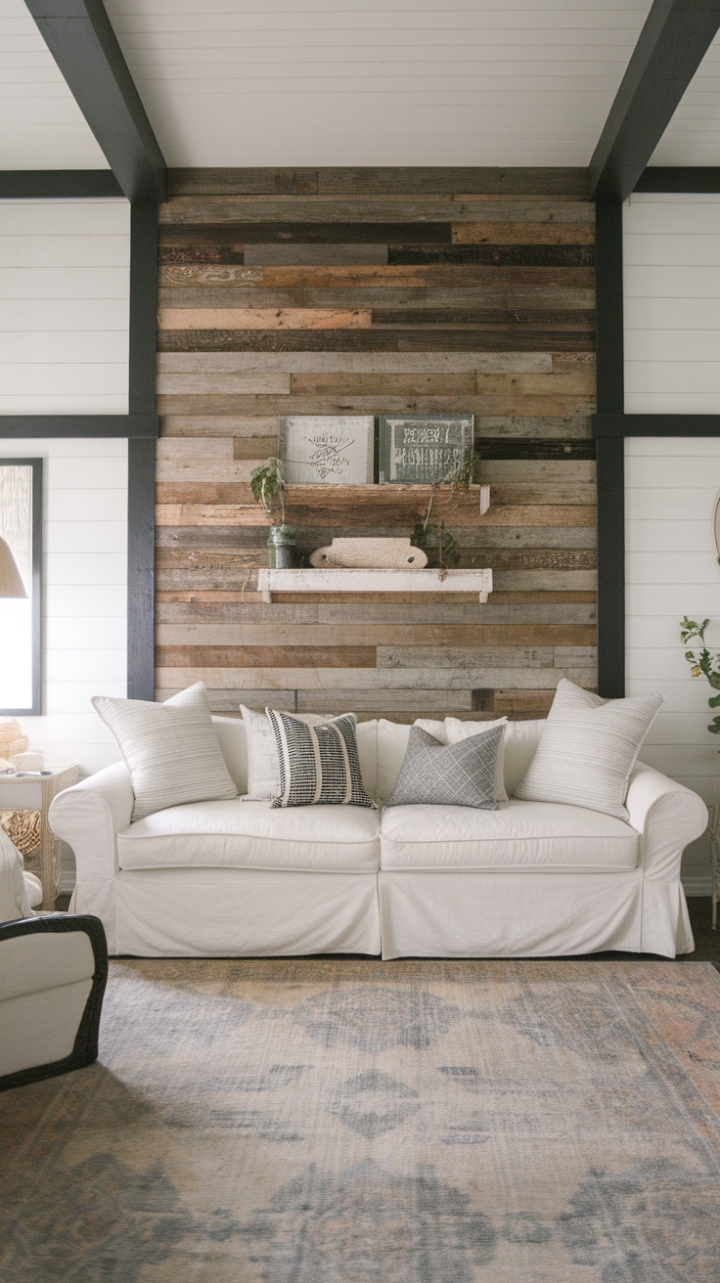 Rustic Elegance: Modern Farmhouse Charm with Shiplap and Barn Wood