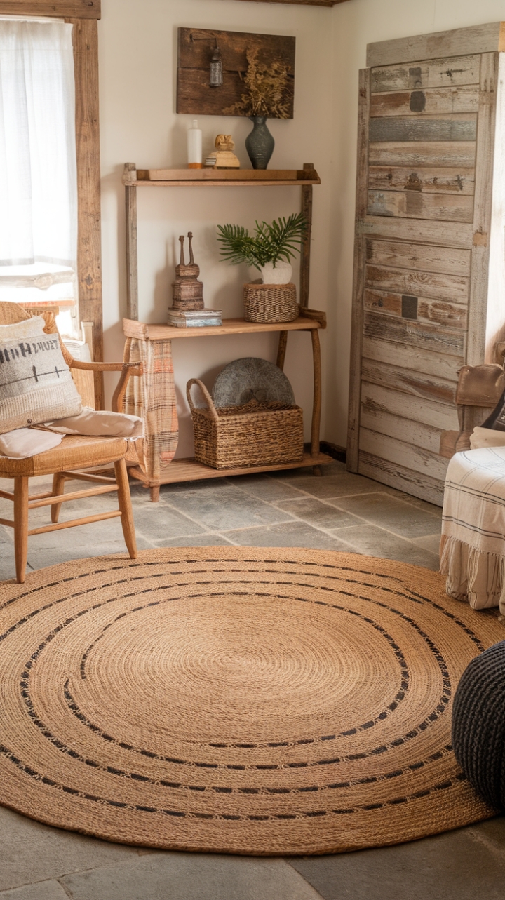 Rustic Charm: A Cozy Living Room Retreat
