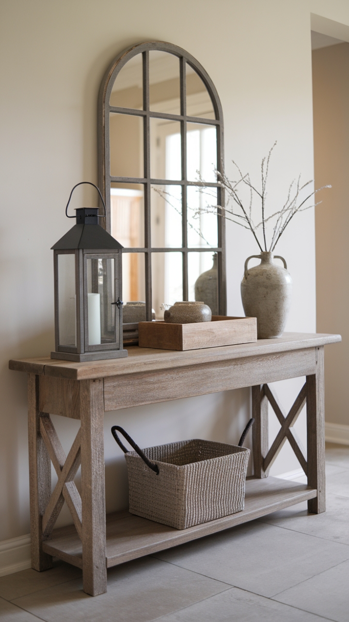 Country Charm Entryway Console