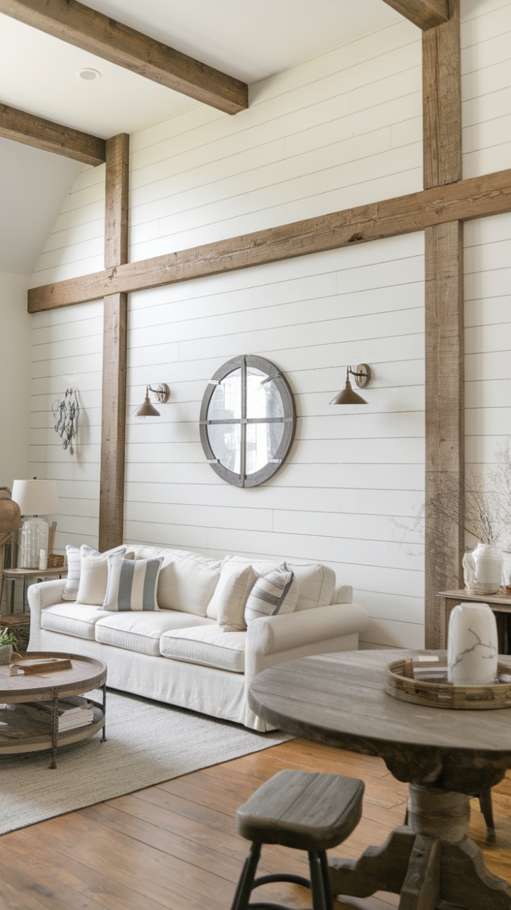 Modern Farmhouse Charm: Cozy Elegance with Rustic Flair