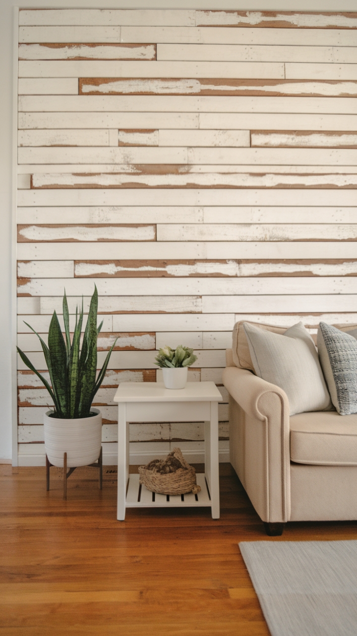 Warmth and Texture: A Modern Rustic Living Room