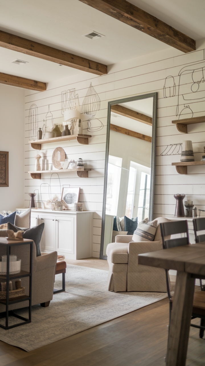 Embracing Rustic Elegance: A Stylish and Inviting Space