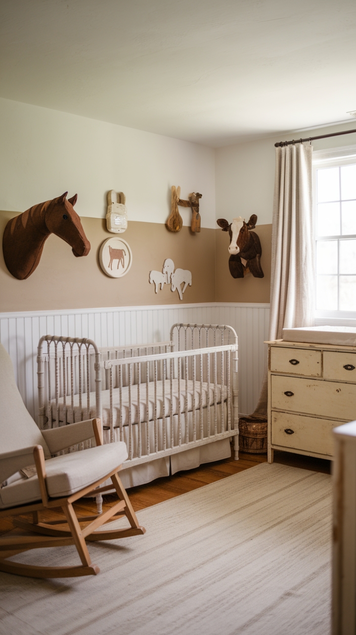 Timeless and Playful: A Neutral Farmhouse-Inspired Nursery