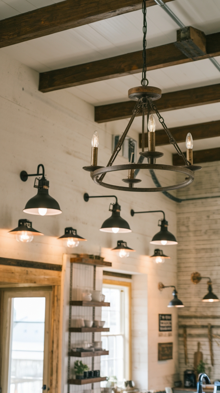 Rustic Elegance: Vintage and Industrial Farmhouse Lighting