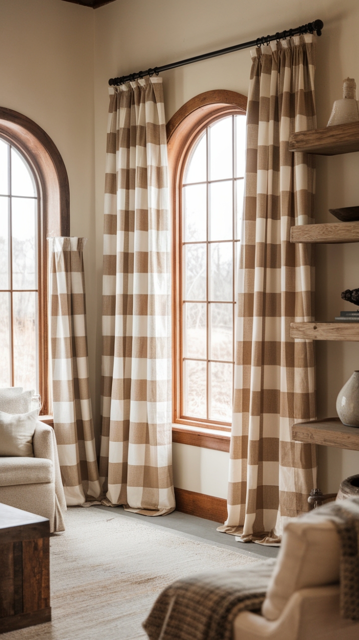 Rustic Serenity: A Cozy Living Room Retreat