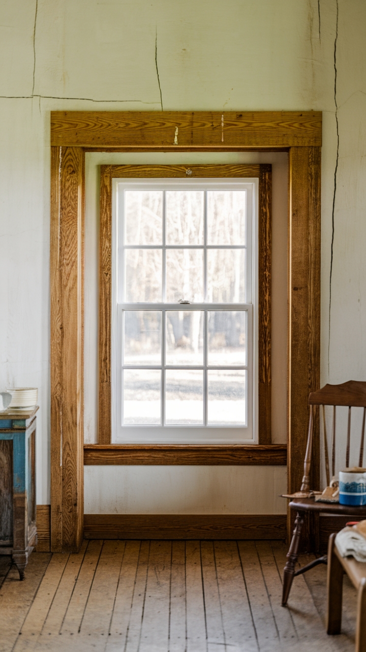 Embracing History: The Beauty of a Worn Farmhouse Window