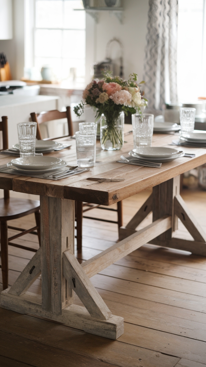 Heart of the Kitchen: Reclaimed Wood and Natural Light