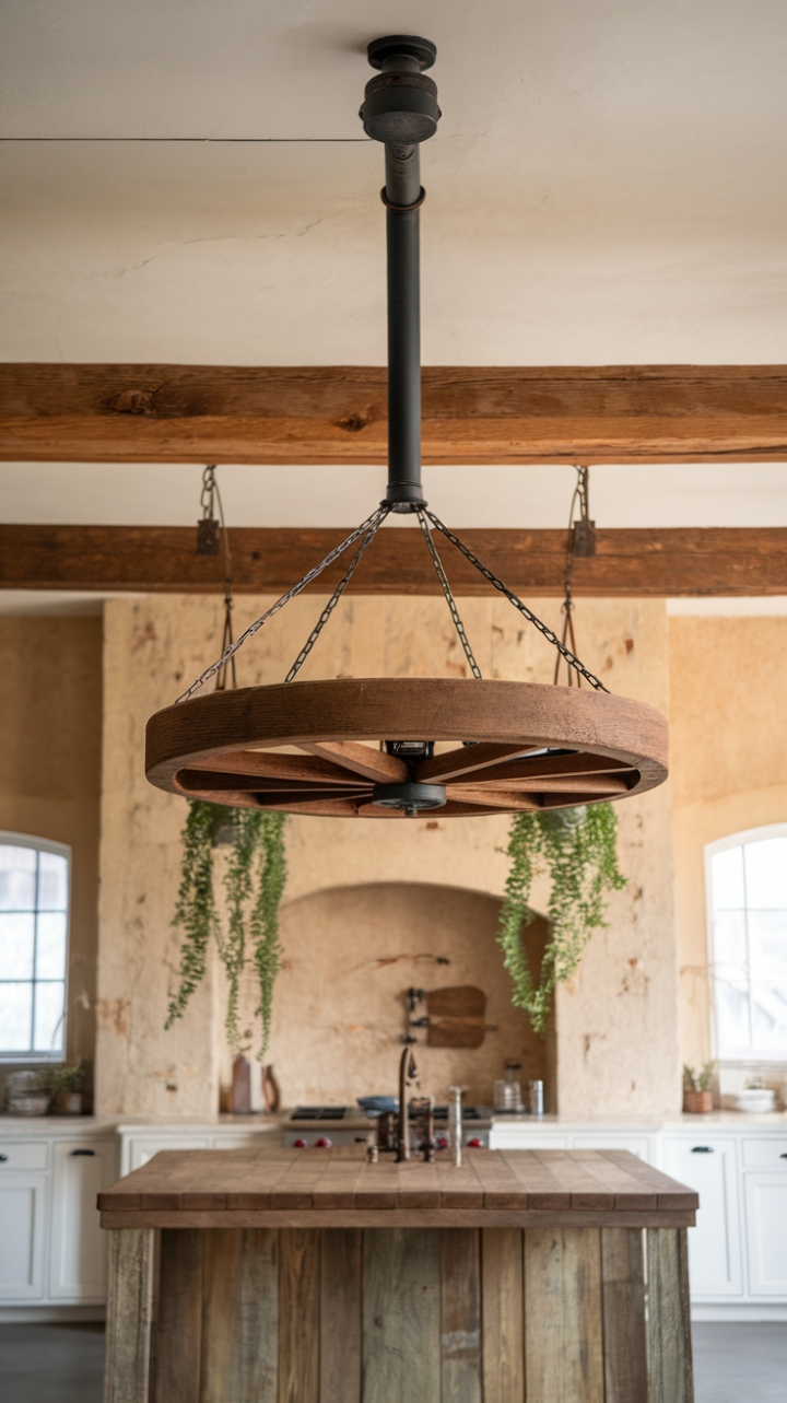 Rustic Charm Meets Modern Edge in a Cozy Kitchen