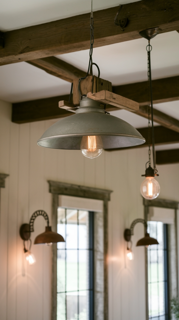 Classic Charm with a Contemporary Twist: Farmhouse Lighting Ideas