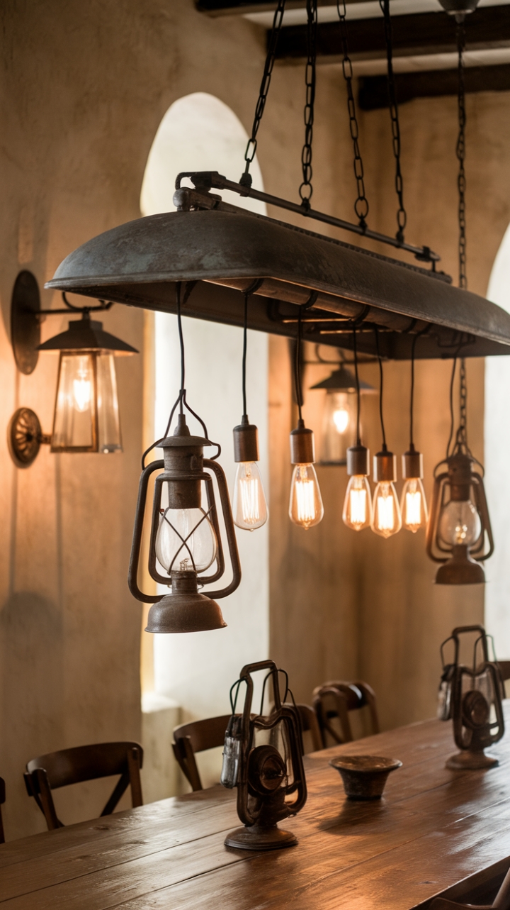 Rustic Elegance: Warm Lighting and Cozy Details