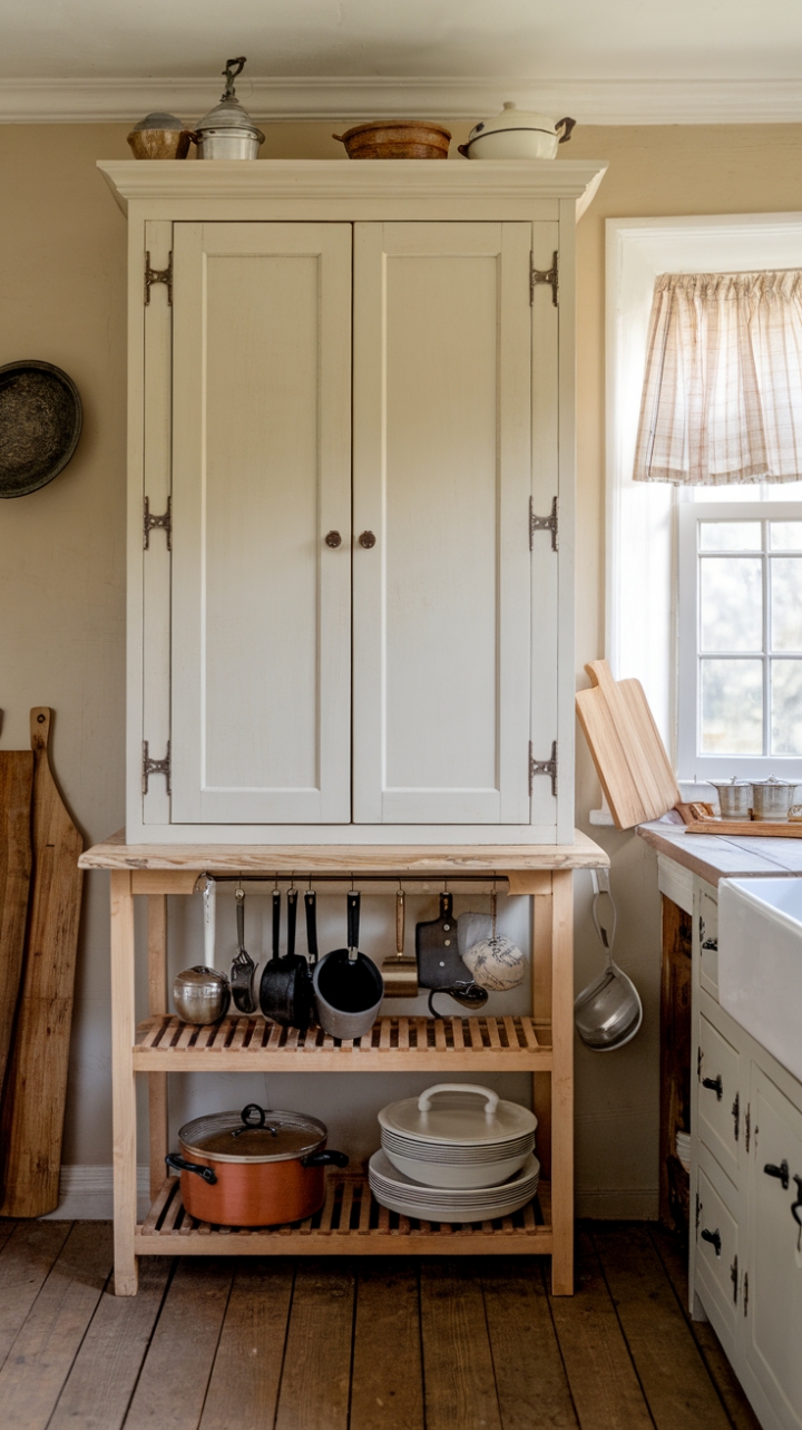 Rustic Elegance: A Cozy Country Kitchen with Classic Shaker Style
