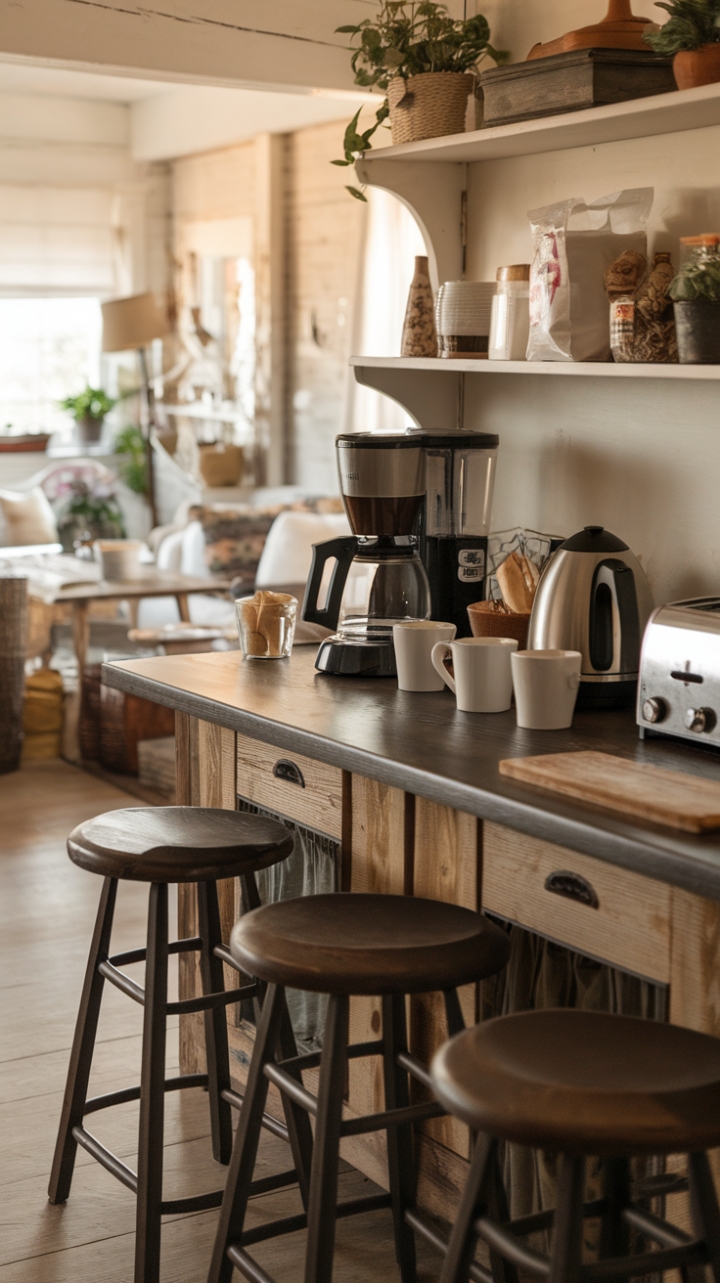 Rustic Elegance: Your Perfect Farmhouse Coffee Nook