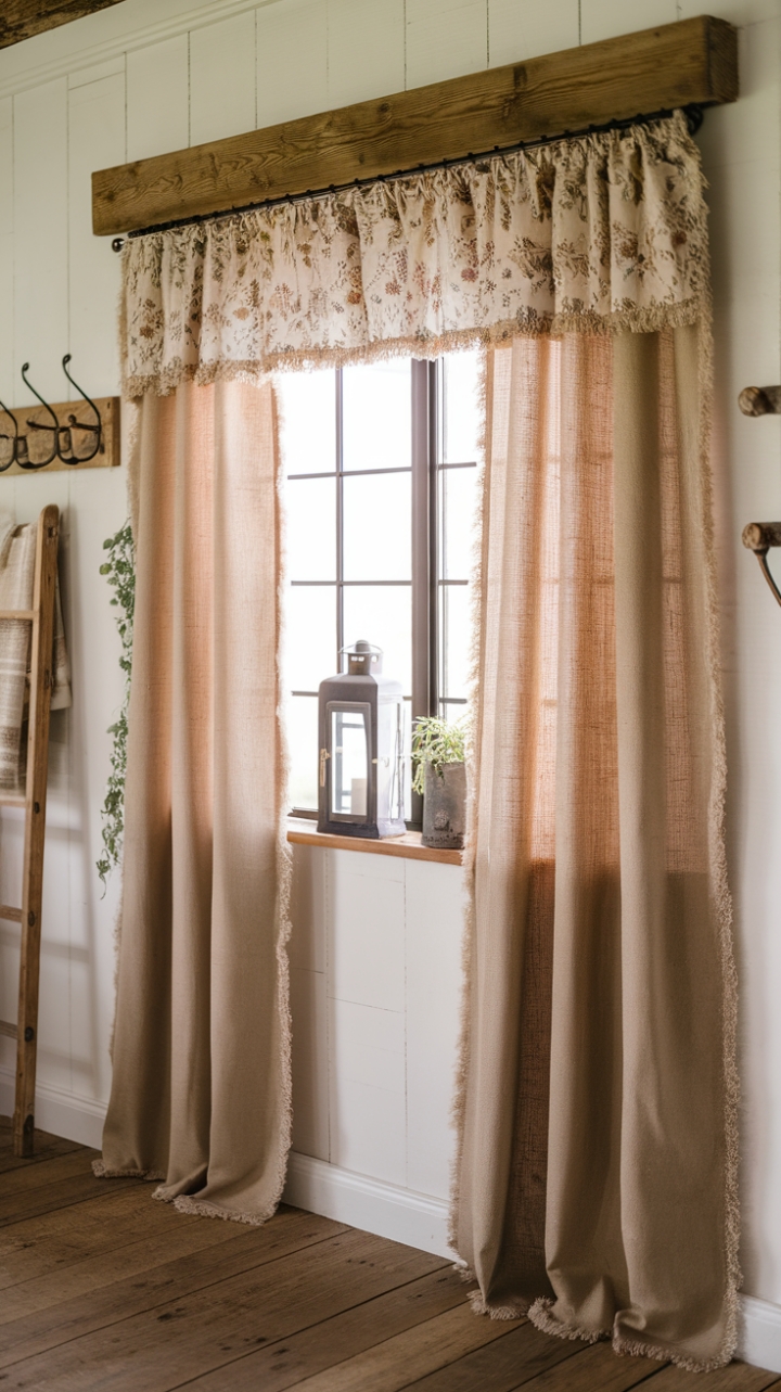 Farmhouse Kitchen Charm: Rustic Textures and Cozy Details