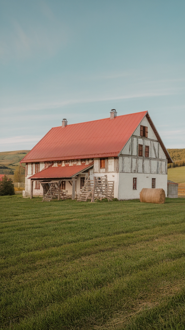Rustic Charm: A Farmhouse of Timeless Simplicity